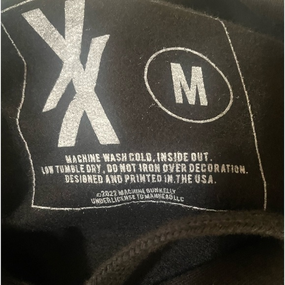 Machine Gun Kelly 2021 Tour Hoodie Tickets to My Downfall - Picture 6 of 9